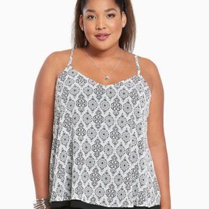 Torrid Medallion Print Double Layer Cami